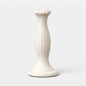 Threshold Tall Beaded Ceramic Taper Candle Holder